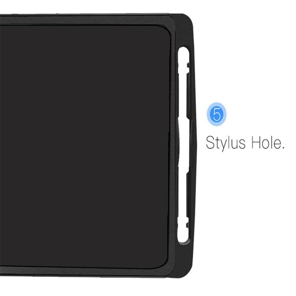 AS1010A 10 Inch Portable LCD Writing Tablet Digital Drawing Notepad Handwriting Board With Pen Black (black)
