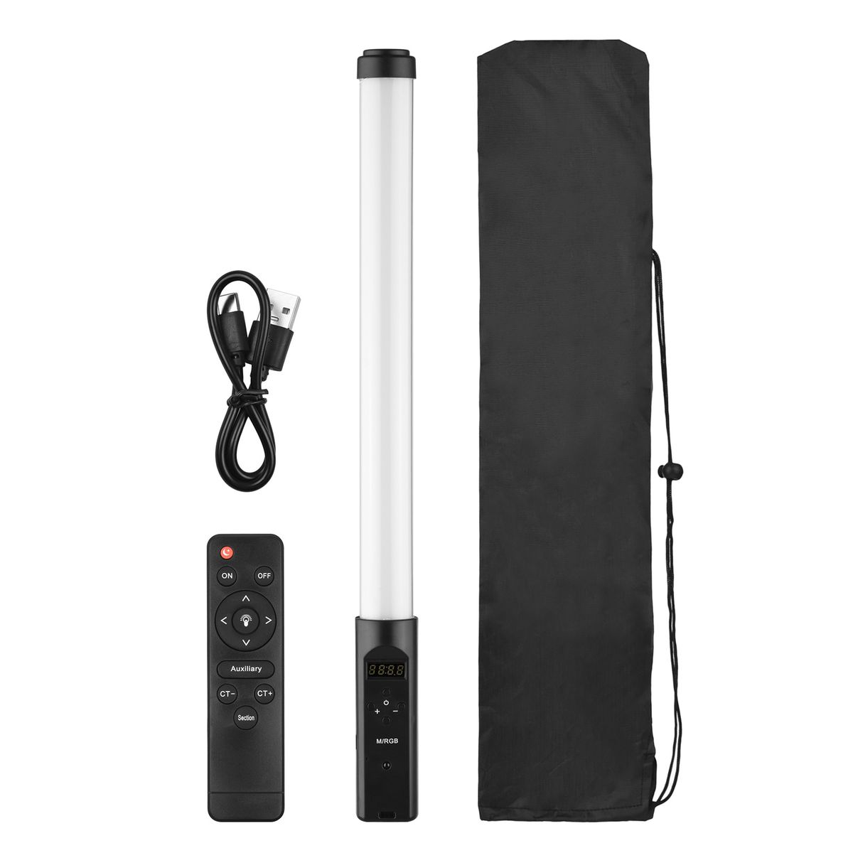 Handheld RGB Tube Light LED Video Light Colorful Lighting