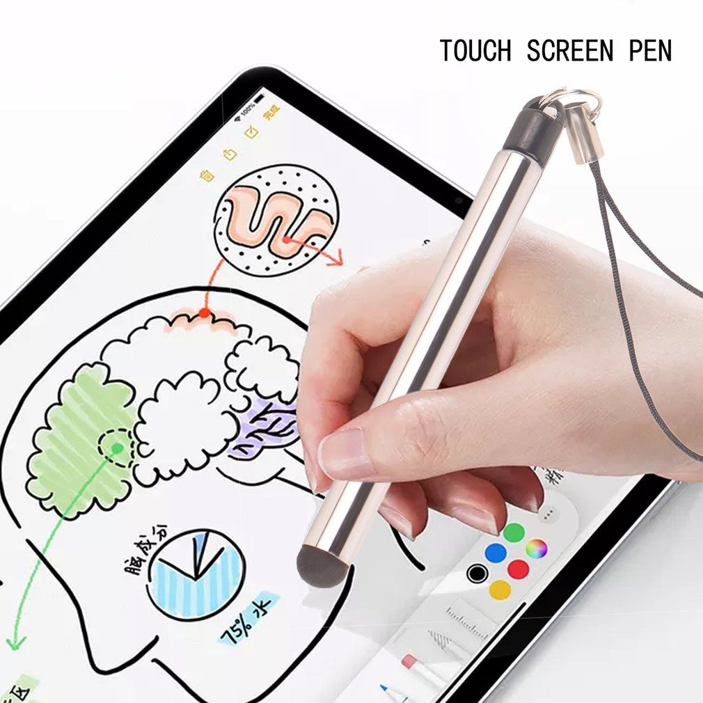 Universal Touch Screen Pen Capacitive Stylus Pen For Smart Phone Tablet-multicolor