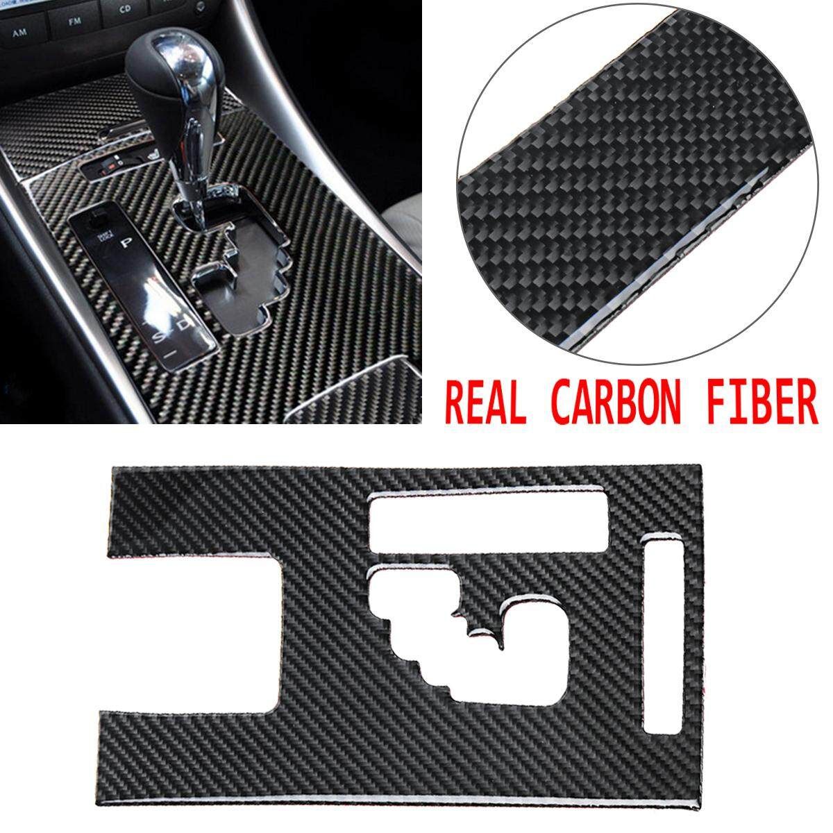Real Carbon Fiber Gear Shift Box Panel Cover Trim For LEXUS IS250/300 2006-2011