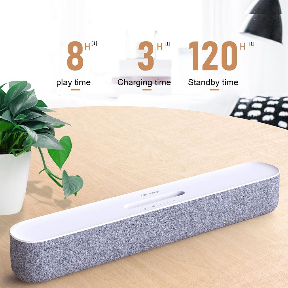 D21 Witdeer Series Portable Wireless Bluetooth Speaker Support TF Card & AUX & U Disk (White)