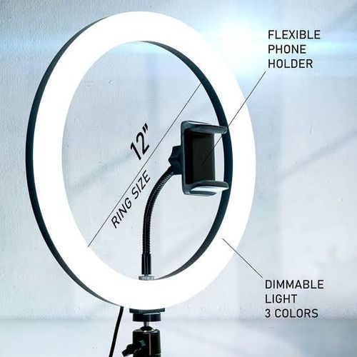 12 Inch Ring Light + 210CM Tripod