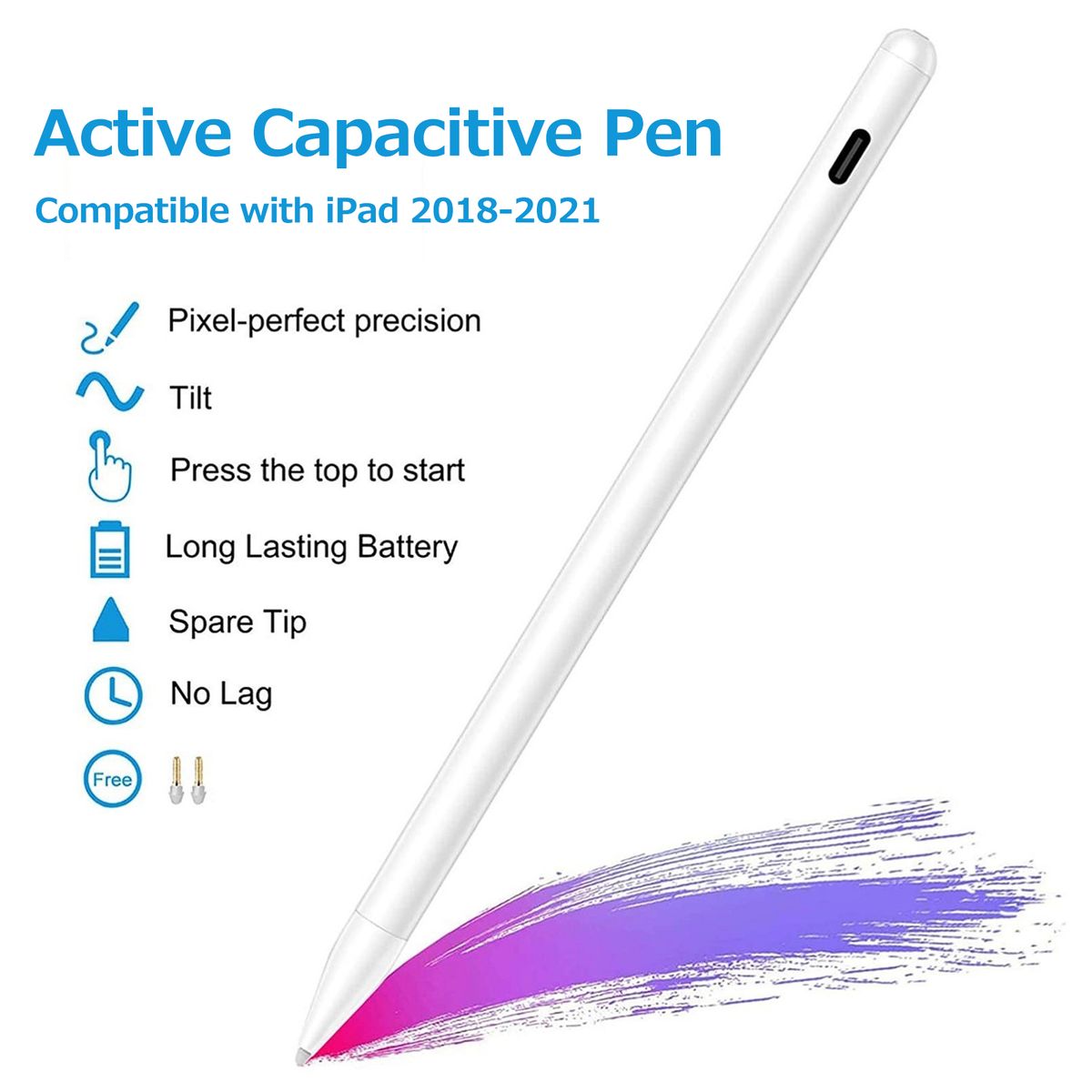Active Capacitive Pen Stylus Pen