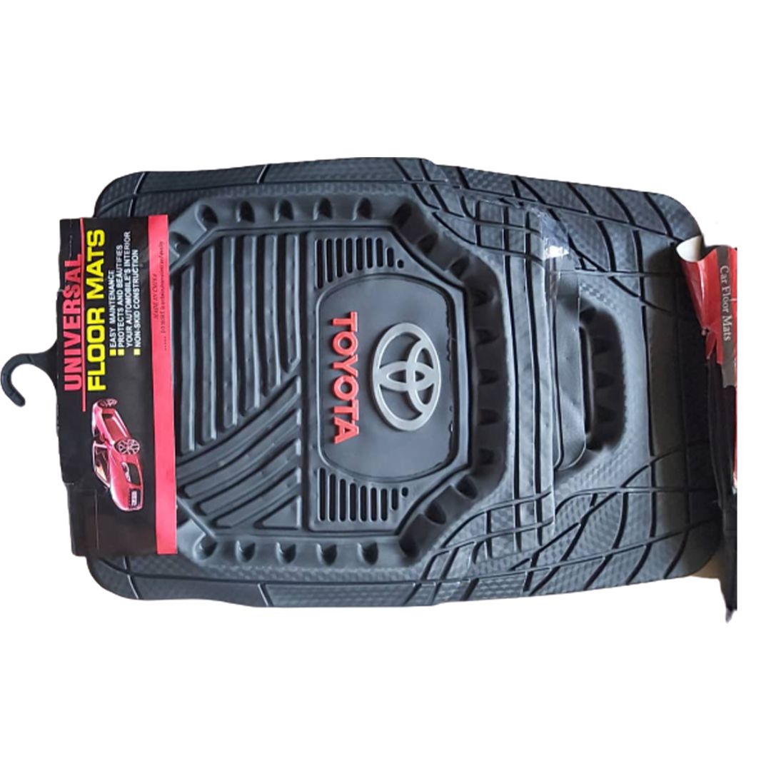 5pcs Of Car Foot Mat For All TOYOTA Cars - Black