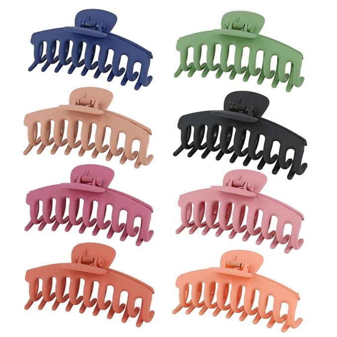 6pcs Women Fashion Hair Claw Clips Girls Elegant Nonslip