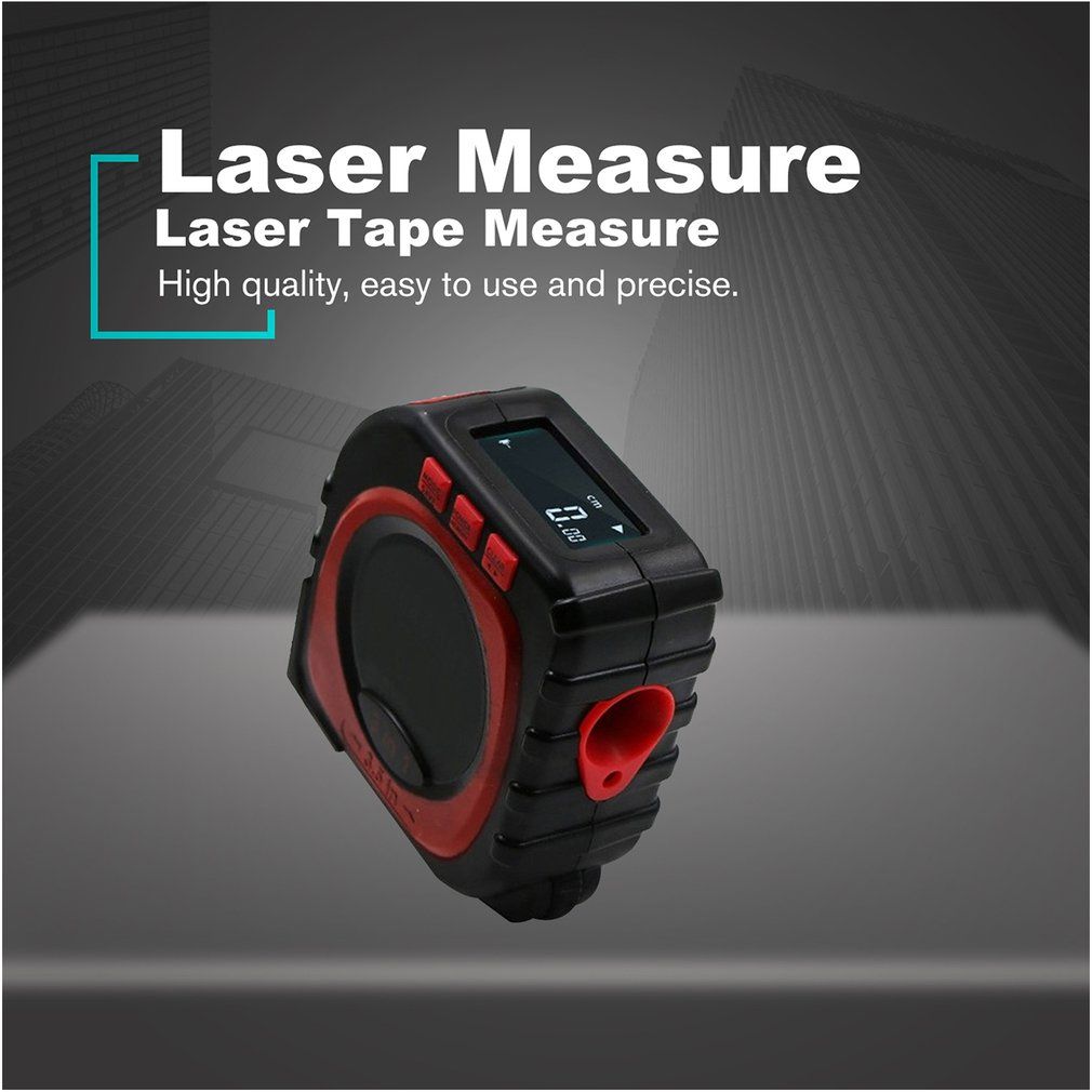 3-In-1 Digital Multi-Function Measure Tape Infrared Laser D