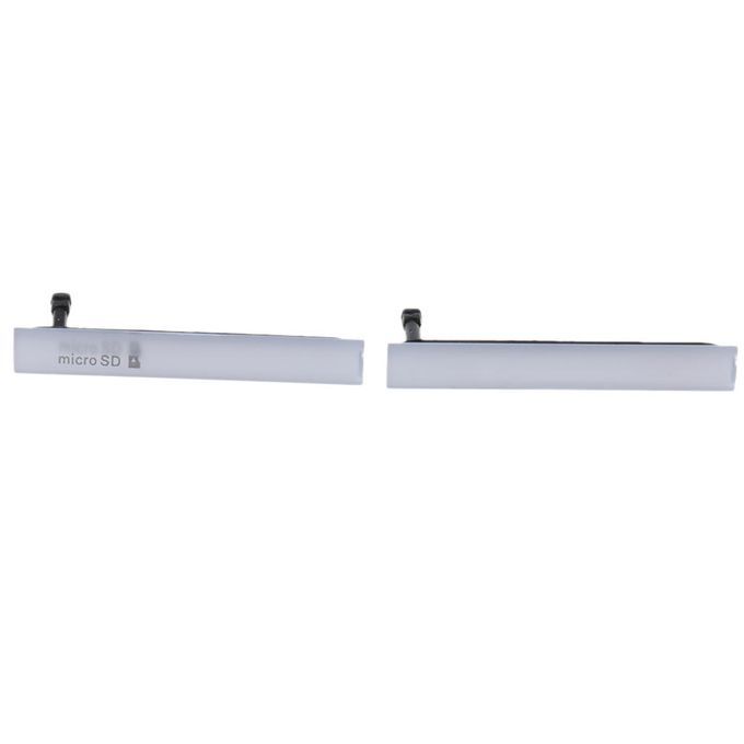 SIM/Memory Card Slot Port USB Dust Plug Cover For Sony Z3mini Sliver