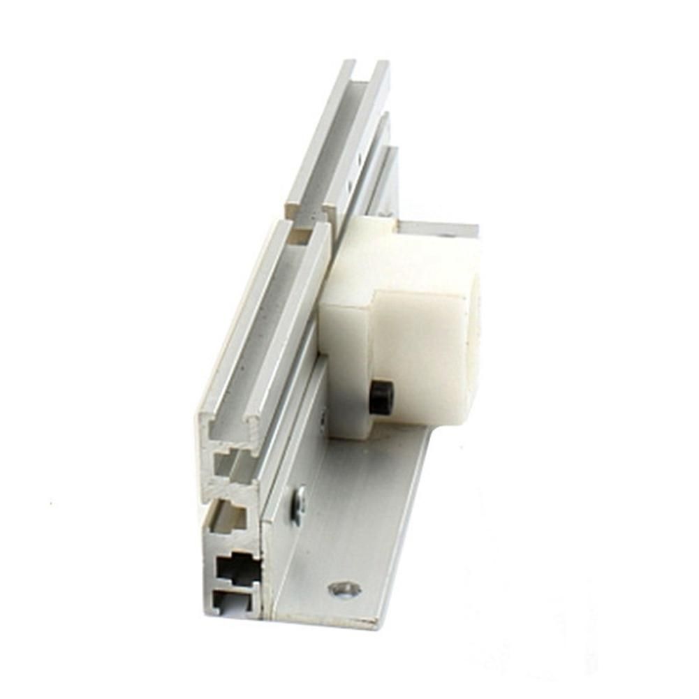 Router Table Insert Plate Miter Gauge for Woodworking Table Saw Multifunctional Trimmer Engraving Machine-Silver