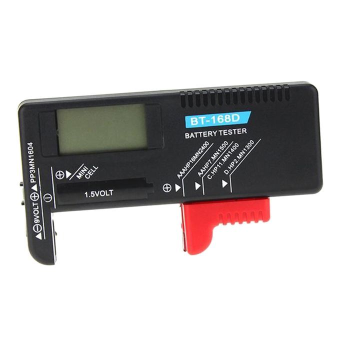 LCD Battery  Battery Checker  For AA AAA C D 1.5V 9V