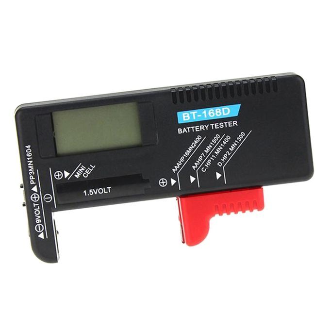 LCD Battery  Battery Checker  For AA AAA C D 1.5V 9V