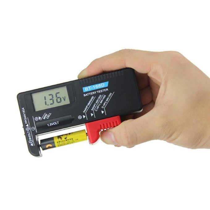LCD Battery  Battery Checker  For AA AAA C D 1.5V 9V