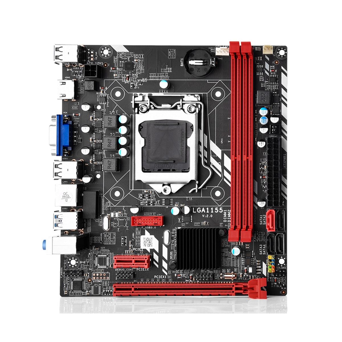 B75M Desktop Motherboard LGA 1155 for I3 I5 I7 CPU 3XUSB 3