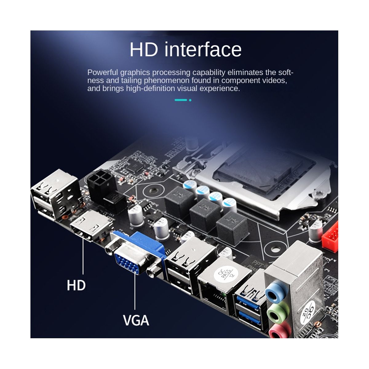 B75M Desktop Motherboard LGA 1155 for I3 I5 I7 CPU 3XUSB 3
