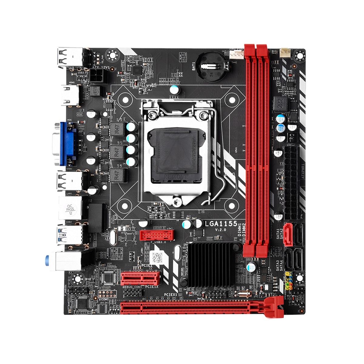 B75M Desktop Motherboard LGA 1155 for I3 I5 I7 CPU 3XUSB 3
