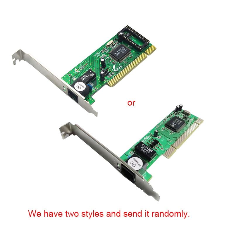 PCI Network Card Computer Built-in 10/100M Ethernet 100Mbps Free Driver