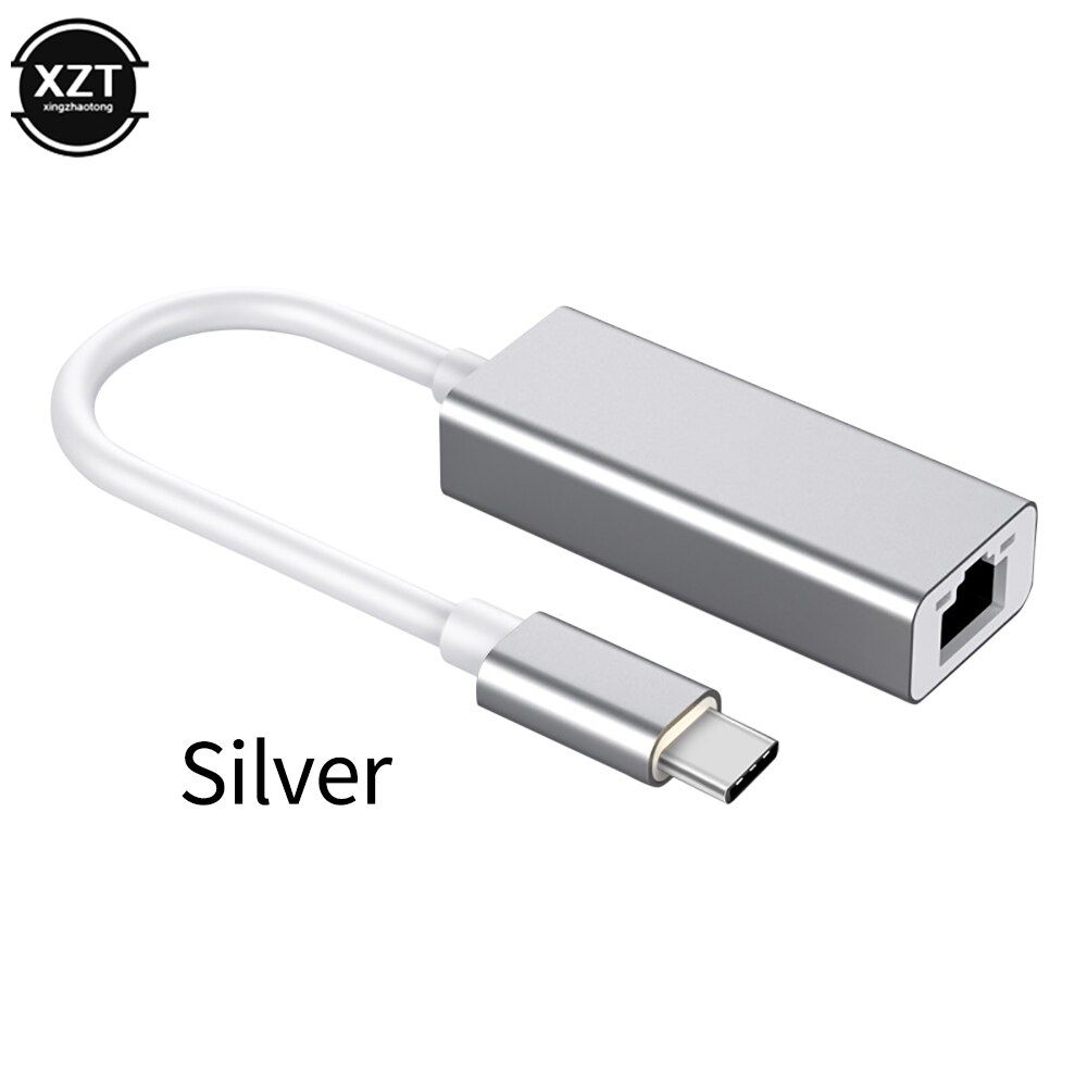 USB Type C Ethernet Adapter Network Card USB Type-C To RJ45 1000Mbps Internet
