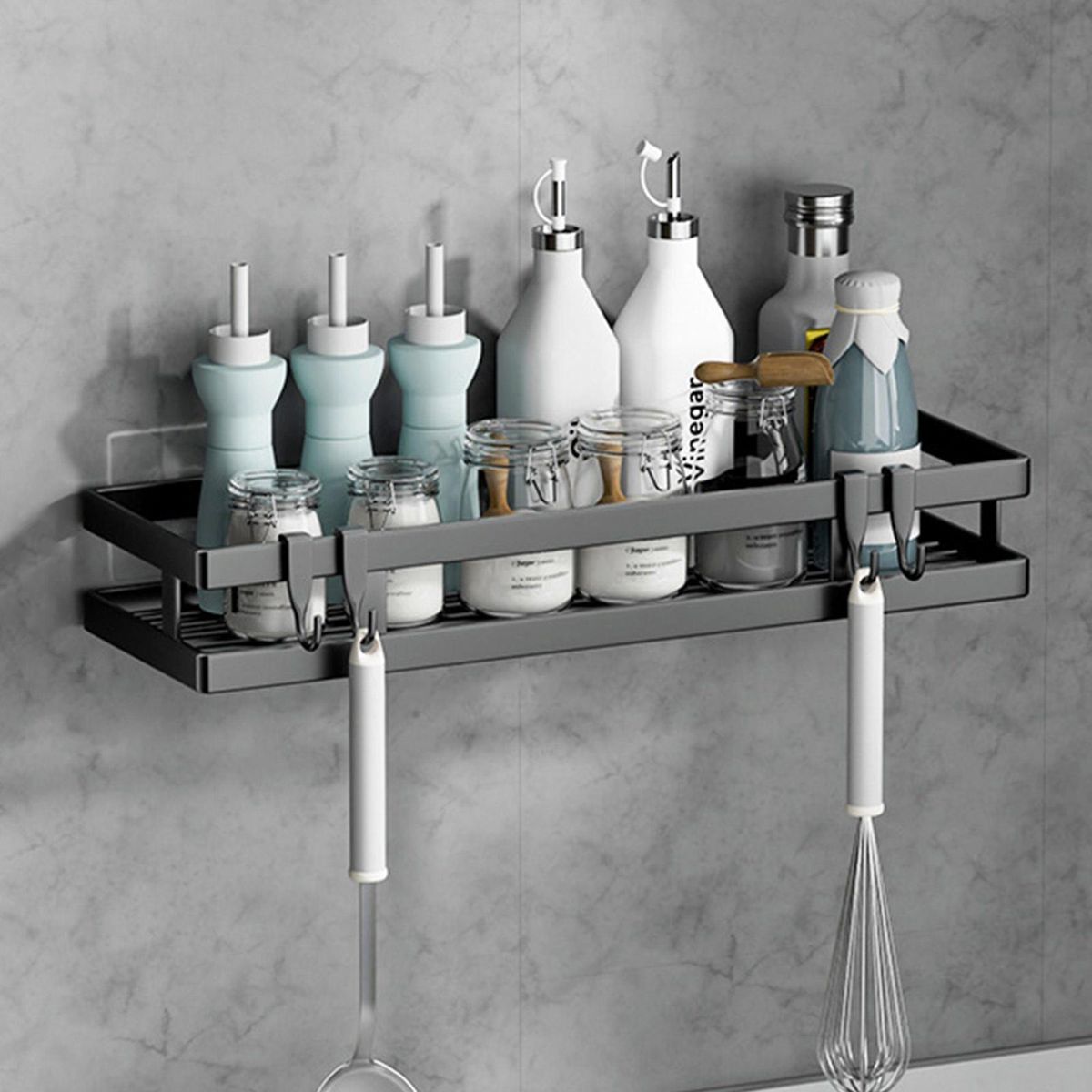 Kitchen Storage Rack Punch-free Kitchen Storage Organizer