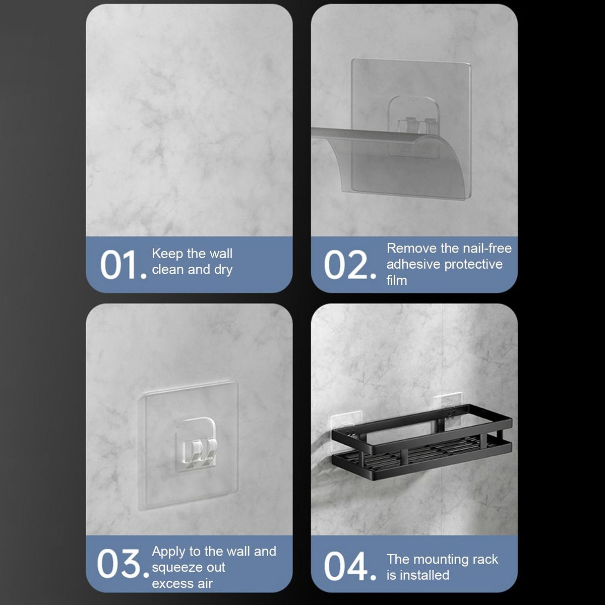 Kitchen Storage Rack Punch-free Kitchen Storage Organizer