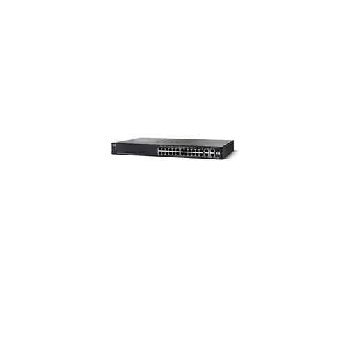 24-Port 10/100 POE+ Managed Switch With Gigabit Uplinks