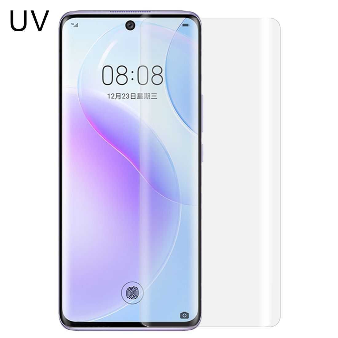 For Huawei Nova 8 5G / Nova 9 UV Liquid Curved Full Glue Tempered Glass