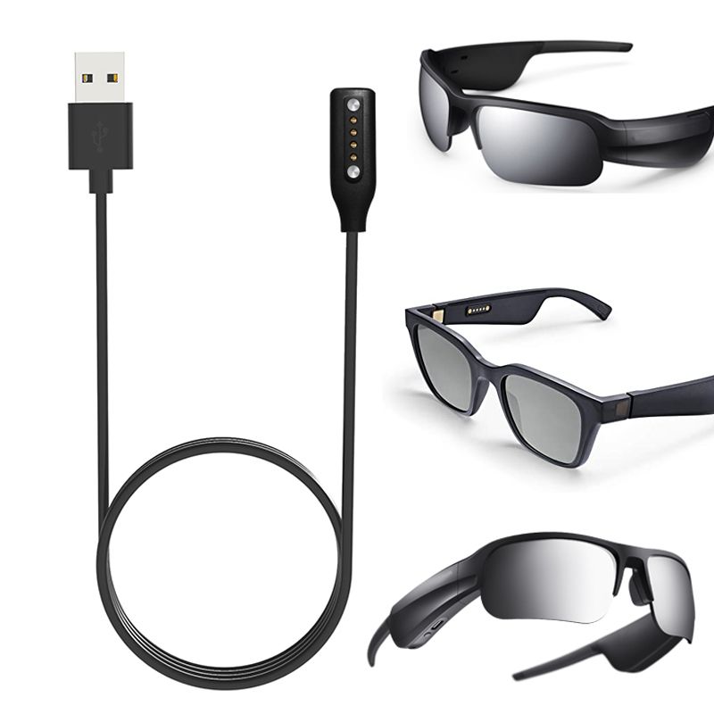 Smart Glasses Charger Adapter Charging Cable Cord Wire For Frames Alto S M L Rondo Soprano Tenor Magnetic Portable Adapter
