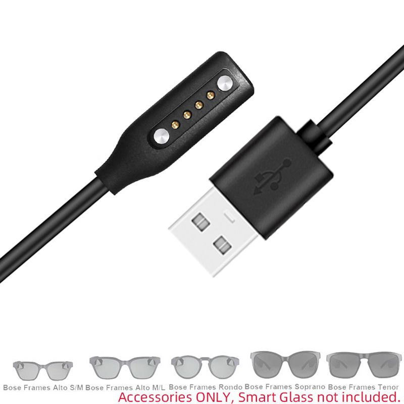 Smart Glasses Charger Adapter Charging Cable Cord Wire For Frames Alto S M L Rondo Soprano Tenor Magnetic Portable Adapter