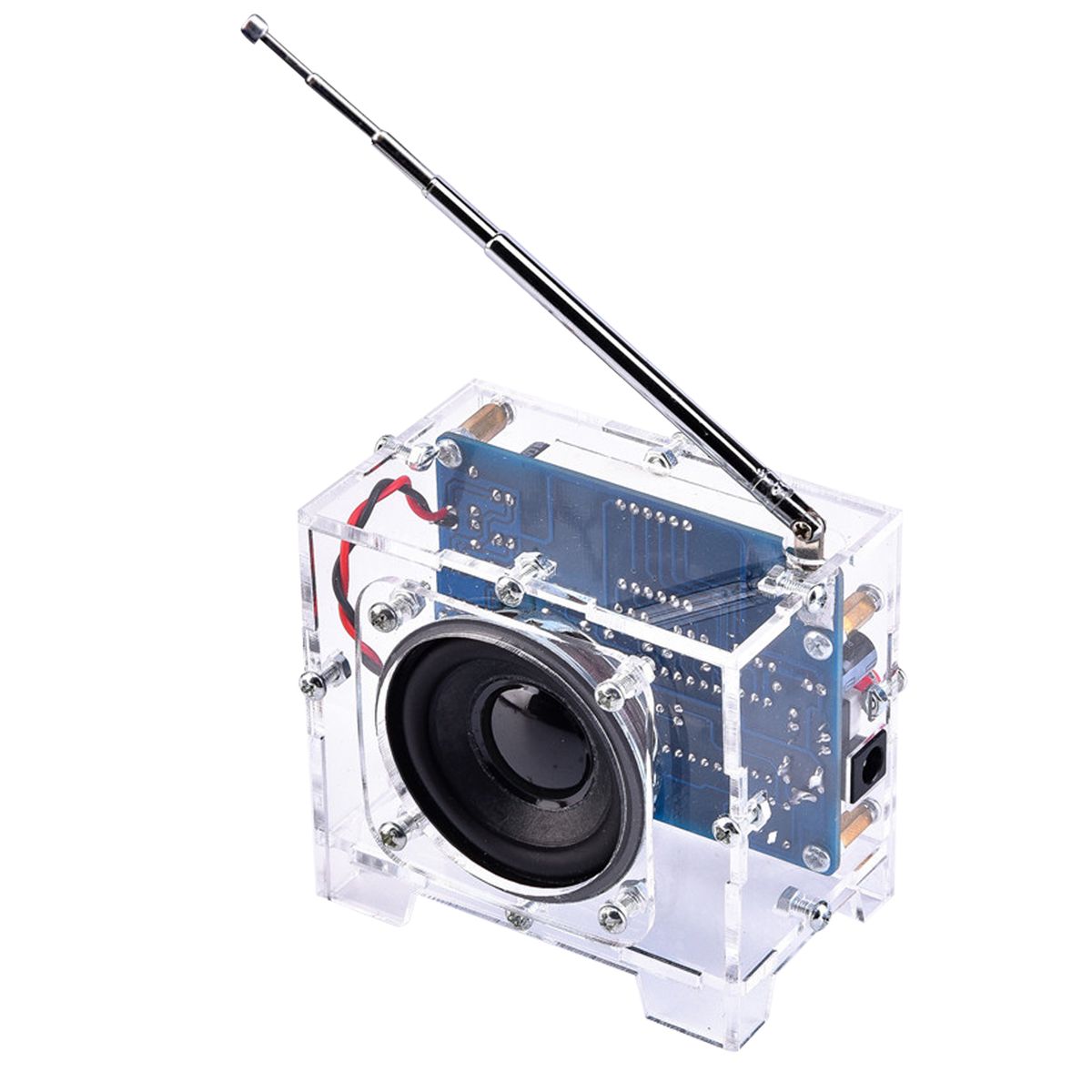 LED Digital FM Radio DIY Kit SCM FM Radio Module Soldering