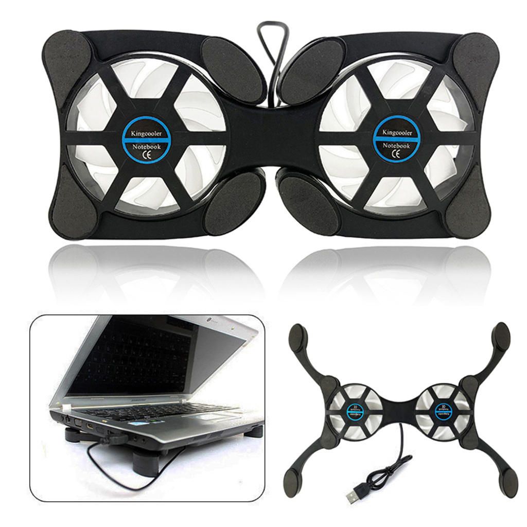Permium Mini USB Foldable Cooling  Pad For 7-15" PC Laptop
