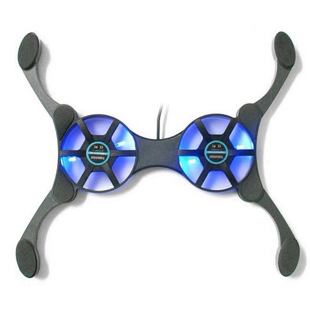 Permium Mini USB Foldable Cooling  Pad For 7-15" PC Laptop