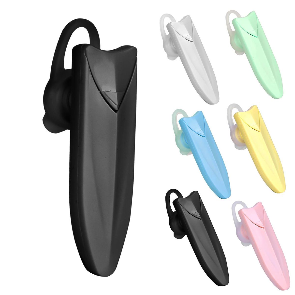 Wireless Bluetooth-compatible 5.0 Single In-Ear-White