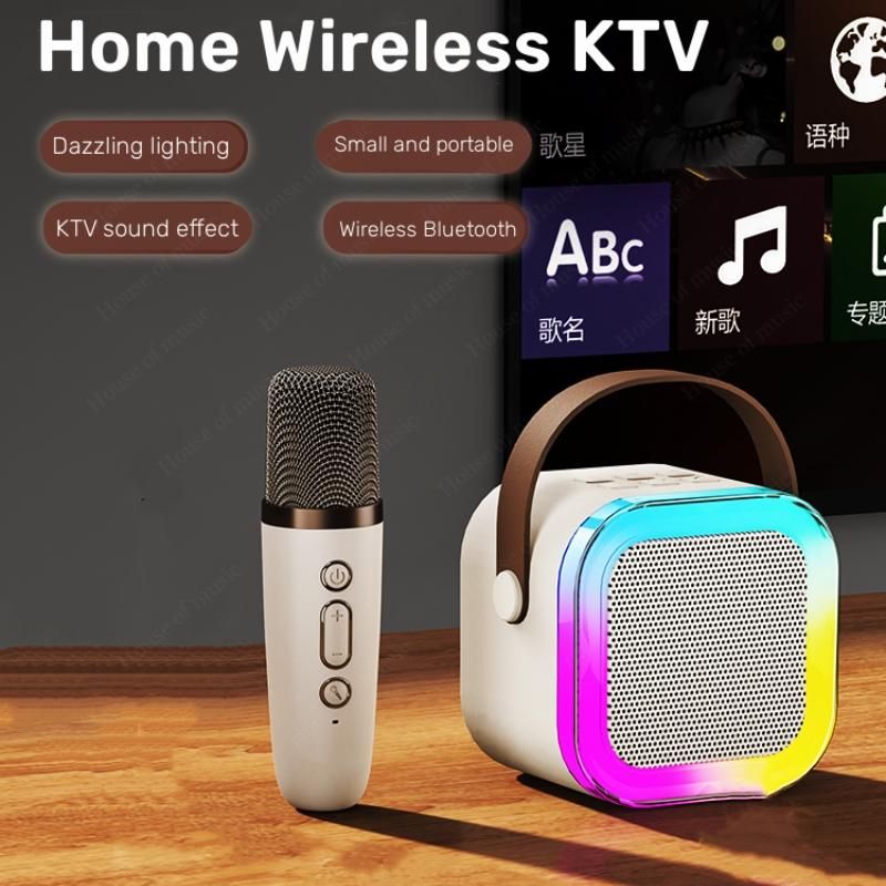 Mini Home KTV Bluetooth Speaker with  Karaoke Microphone