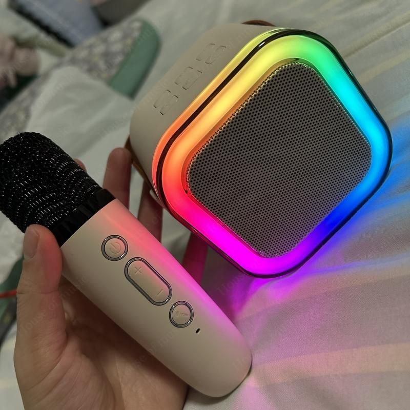 Mini Home KTV Bluetooth Speaker with  Karaoke Microphone
