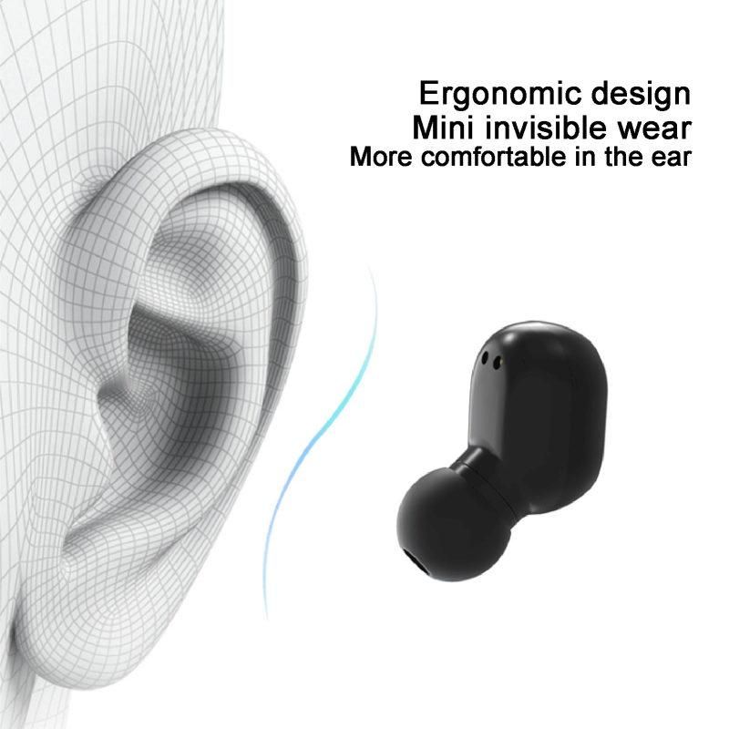 1Pc Air-A7S Bluetooth-compatible 5.0 Wireless In-ear-Black
