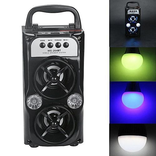 Outdoor Bluetooth Wireless Portable Speaker Super Bass With USB/TF/AUX/FM Radio HT-S
