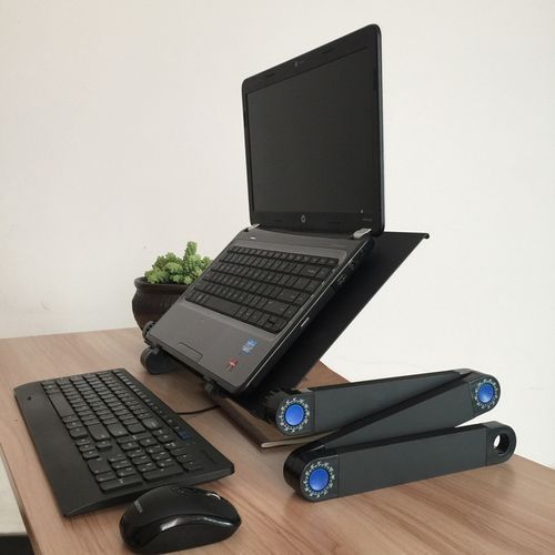 Universal Adjustable Folding Laptop Stand Desk 4 PC Notebook