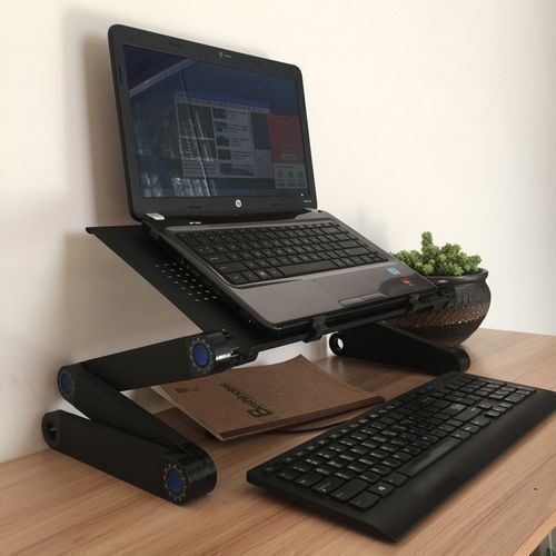 Universal Adjustable Folding Laptop Stand Desk 4 PC Notebook