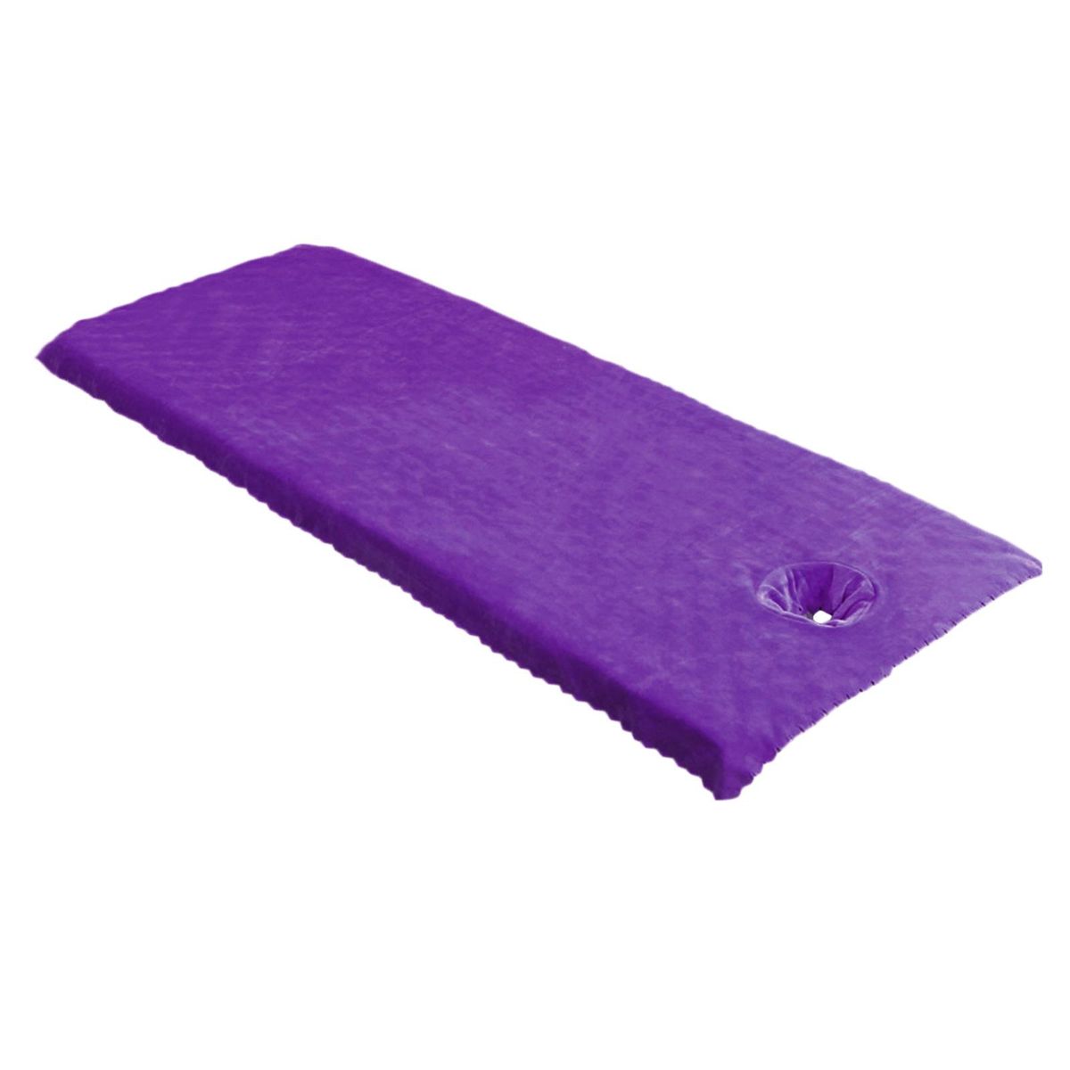 Massage Table Sheet Covers With  Breath Hole Soft For Beauty Purple