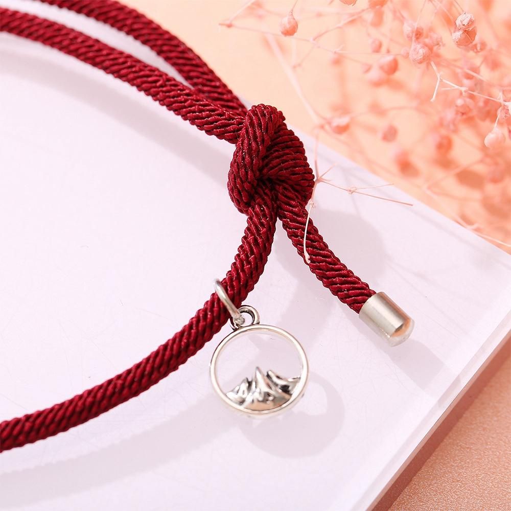 2Pcs Couple Magnet Attract Lover Bracelet Gift for Men Women