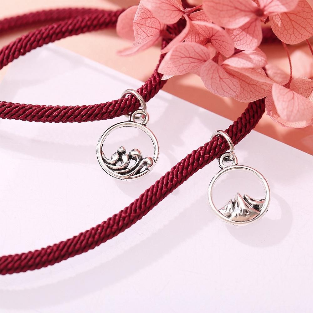 2Pcs Couple Magnet Attract Lover Bracelet Gift for Men Women