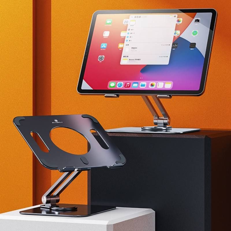 Ergonomic 360° Rotating Stand For IPad, Tablets, Chromebook