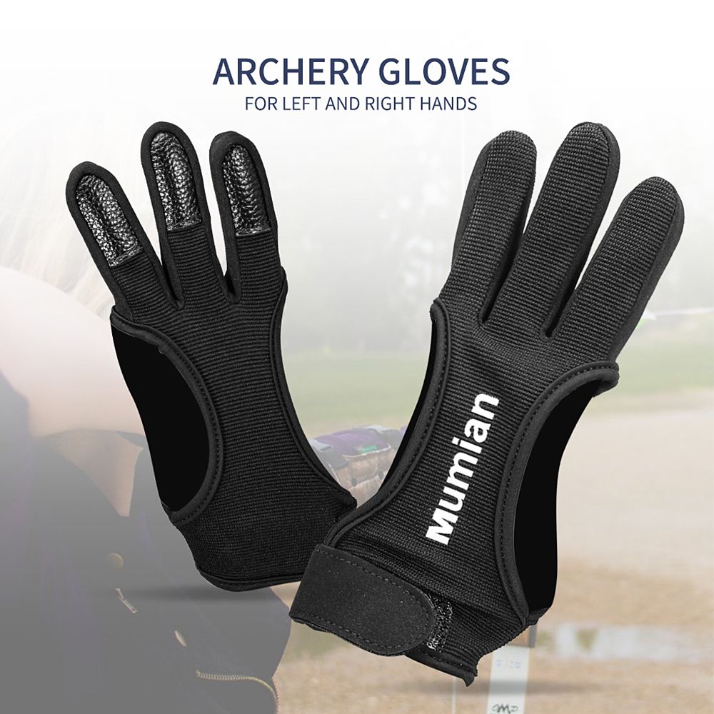 1PC Archery  Shooting Hunting Leather Three Finger