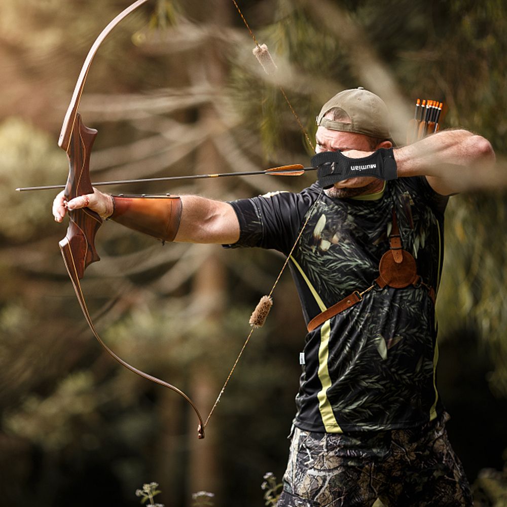 1PC Archery  Shooting Hunting Leather Three Finger