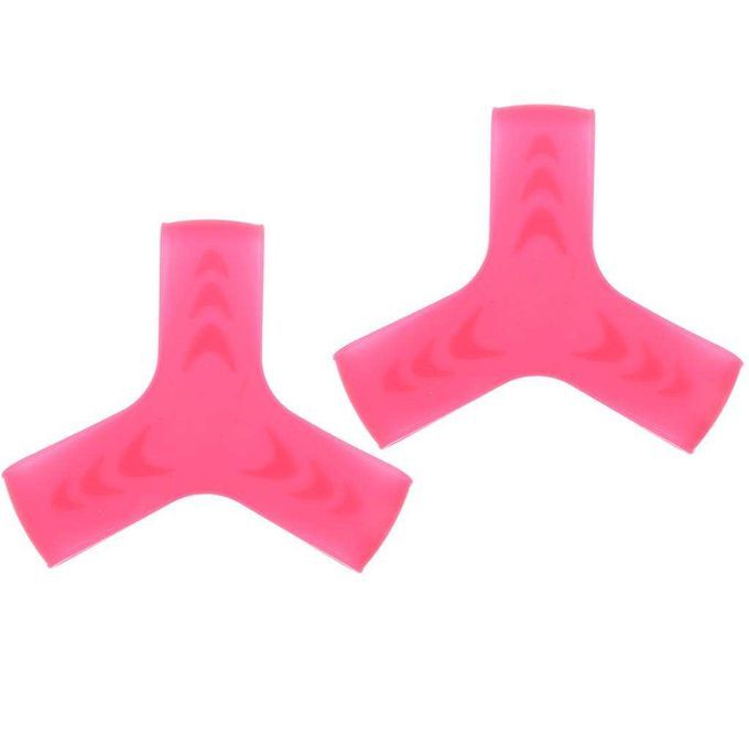 1 Pair S/M/L Scuba Diving Snorkeling Silicone Fin Keeper/ S Pink