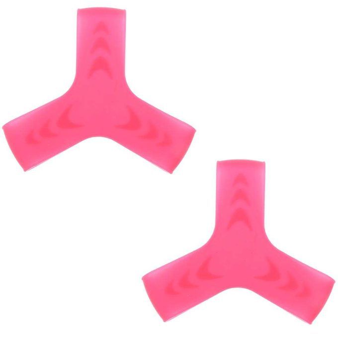 1 Pair S/M/L Scuba Diving Snorkeling Silicone Fin Keeper/ S Pink