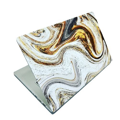 Laptop Skin Cover - Gold And White Marble (Pimp Nation)