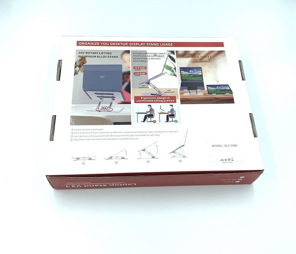 360 Degrees Rotational Laptop Stand For (12-17.5 Inches)