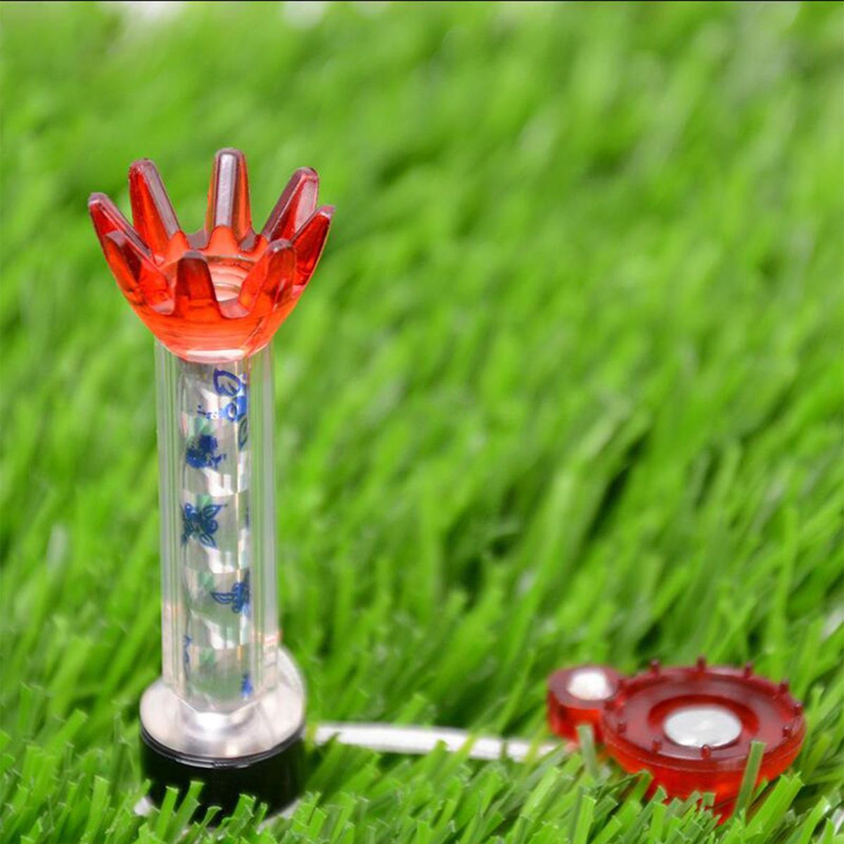 80mm  Golf -Prongs Ball Holder Training Red