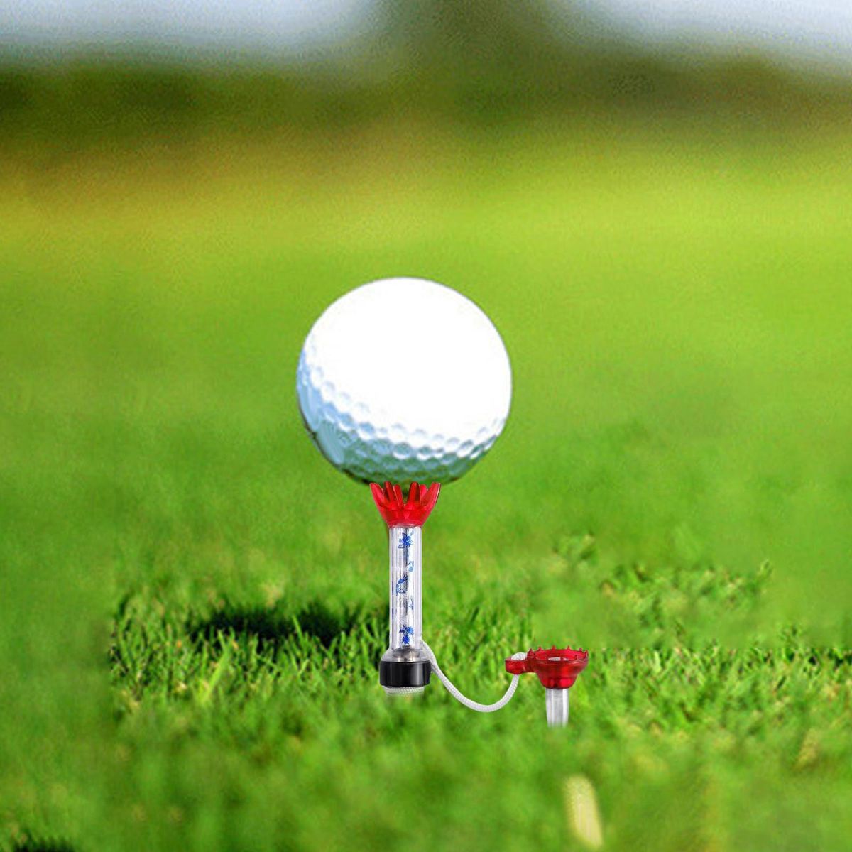 80mm  Golf -Prongs Ball Holder Training Red