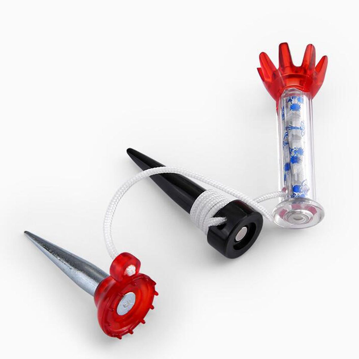80mm  Golf -Prongs Ball Holder Training Red