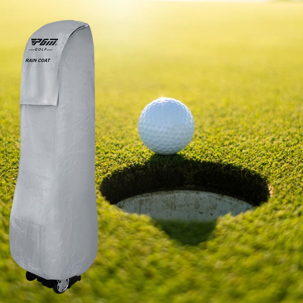 Golf Bag Rain Cover Waterproof Hood Protection Club Gray